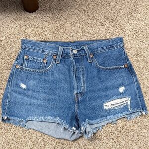 Levi’s Distressed Shorts